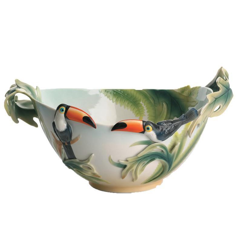 Franz Collection Paradise Calls Toucan Bowl FZ01260