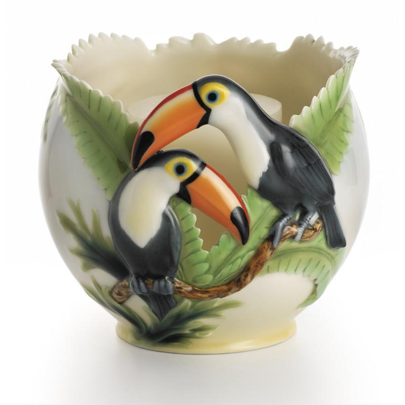 Franz Collection Paradise Calls Toucan Candleholder FZ00409