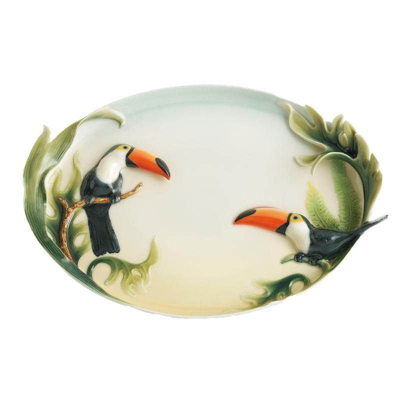 Franz Collection Paradise Calls Toucan Tray FZ00403