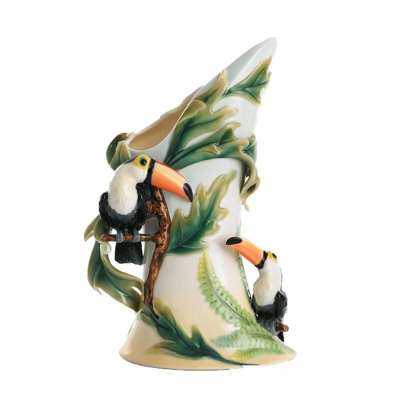 Franz Collection Paradise Calls Toucan Vase FZ01302