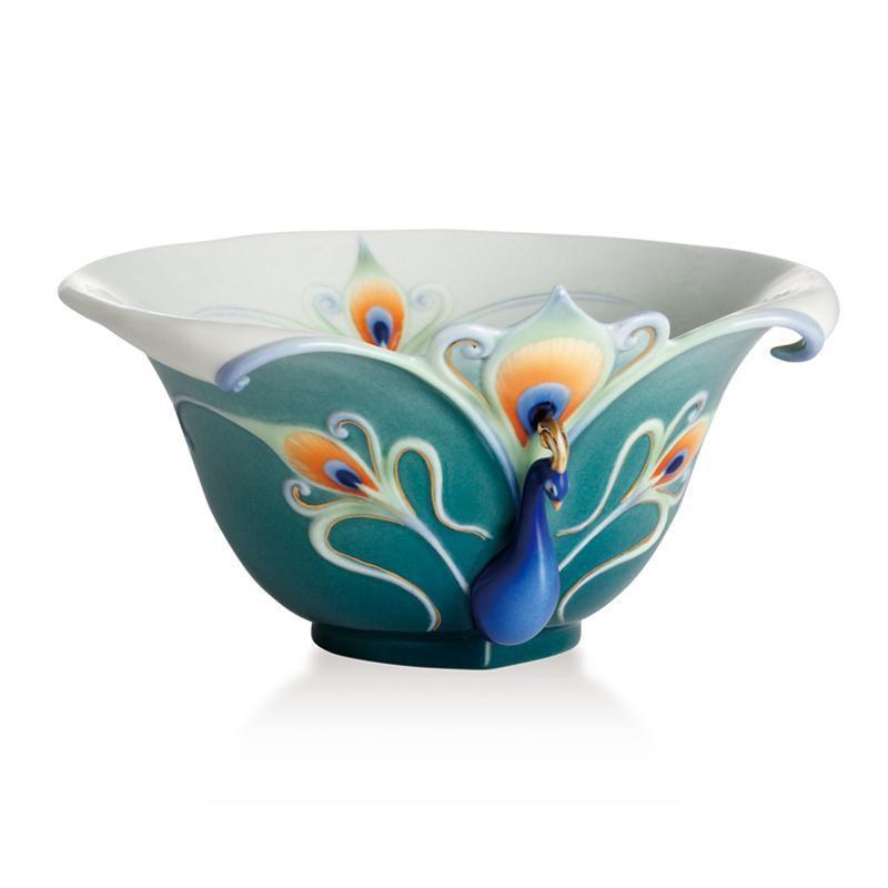 Franz Collection Peacock Splendor Bowl FZ01648