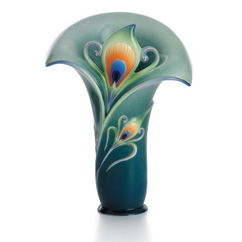 Franz Collection Peacock Splendor Small Vase FZ01647