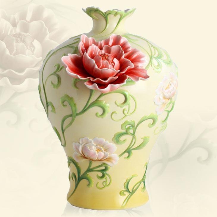 Franz Collection Peony Vase FZ02980
