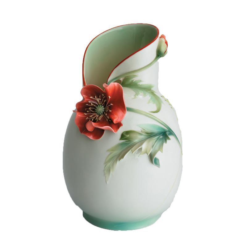 Franz Collection Poppy Flower Vase FZ01047
