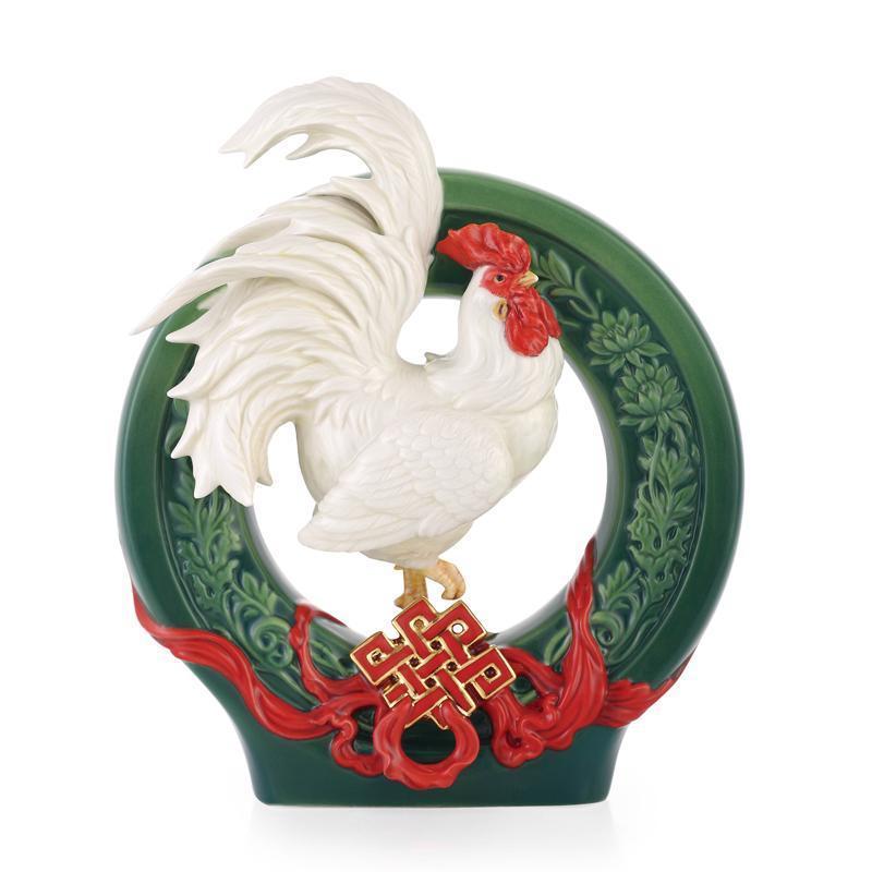 Franz Collection Rooster Money Figurine FZ03578