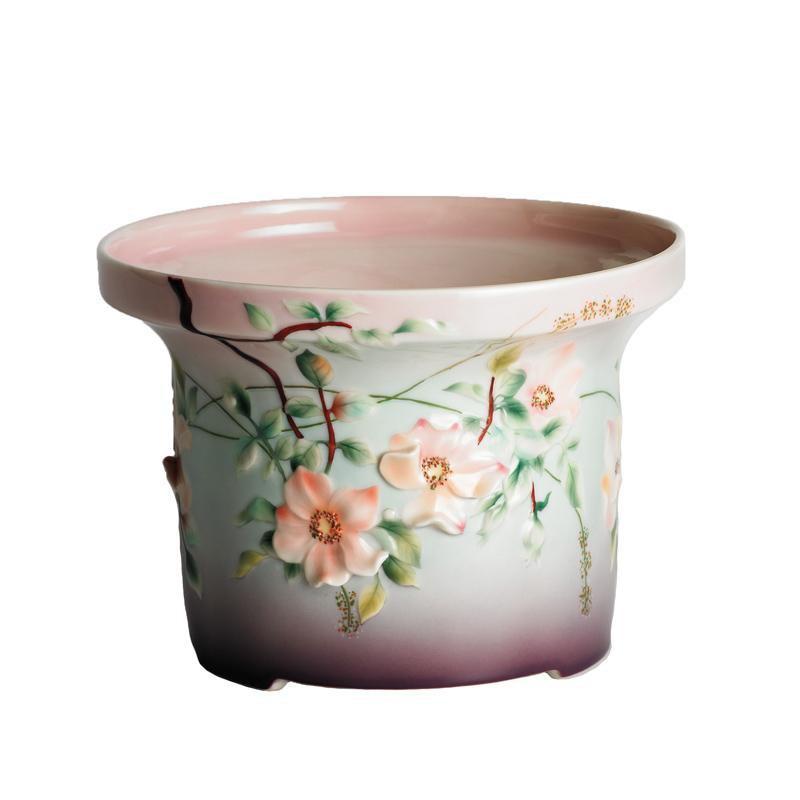 Franz Collection Rose Cache Pot FZ00719