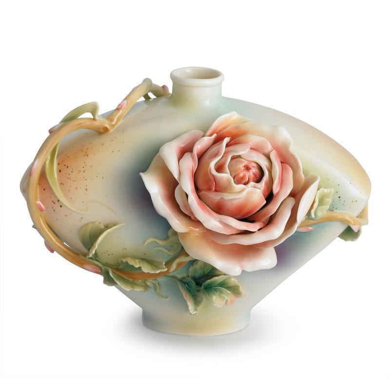 Franz Collection Rose Of Peace Vase FZ00560