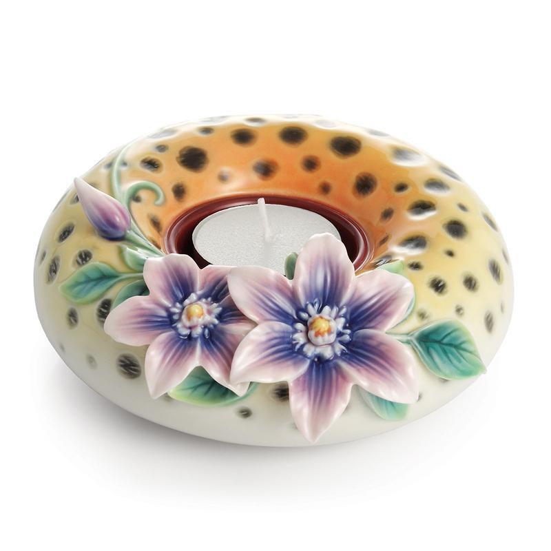 Franz Collection Safari Cheeta Candleholder FZ02205