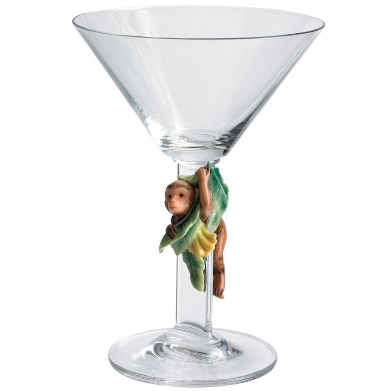 Franz Collection Safari Monkey Martini Glass FZ01135