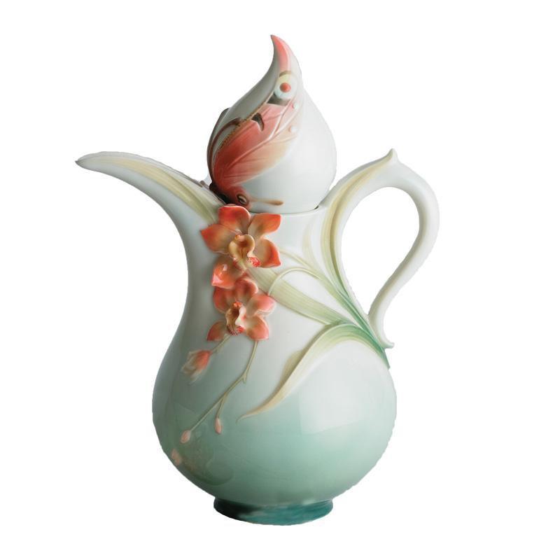 Franz Collection Sahara Butterfly Coffee Pot FZ00880