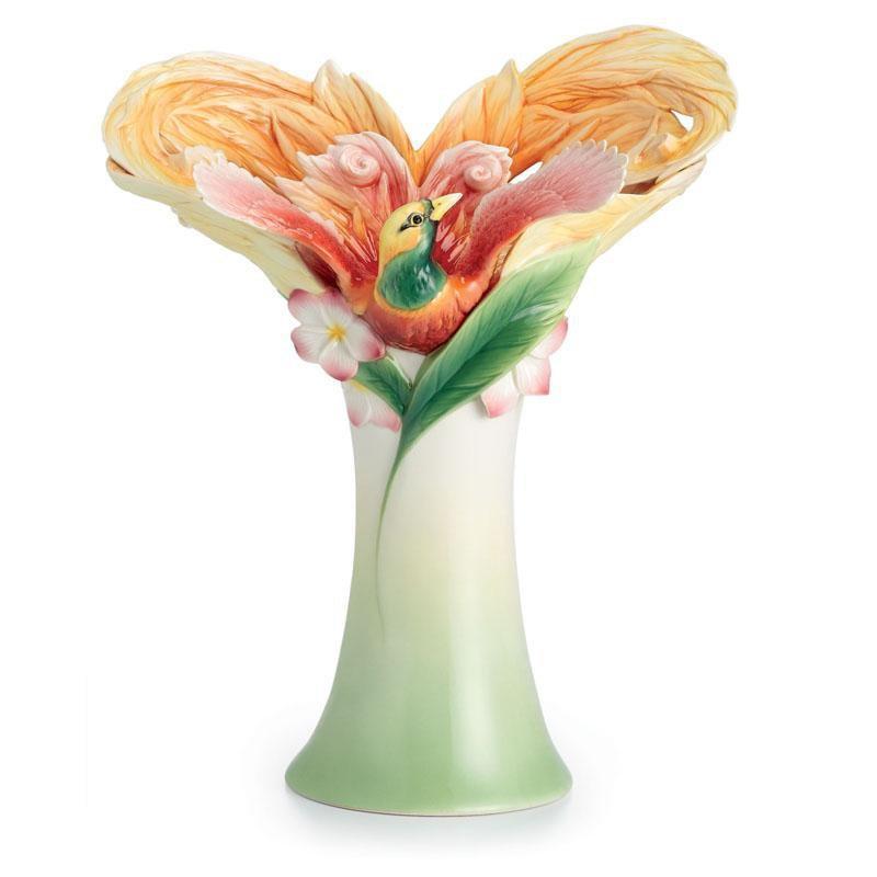 Franz Collection Shangri La Bird Of Paradise Flower Large Vase FZ02421