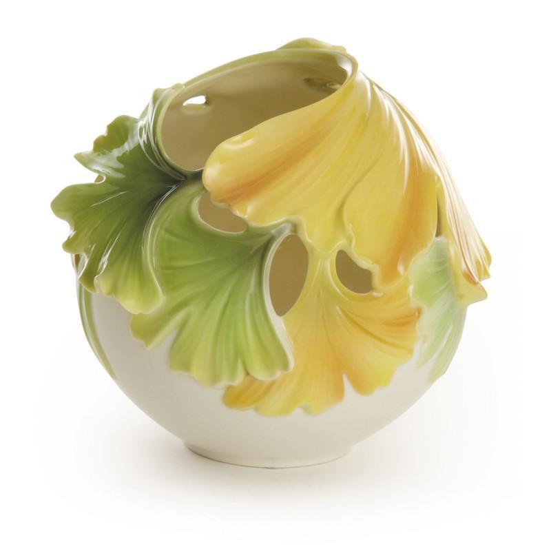 Franz Collection Spa Gingko Potpou Vase FZ01947