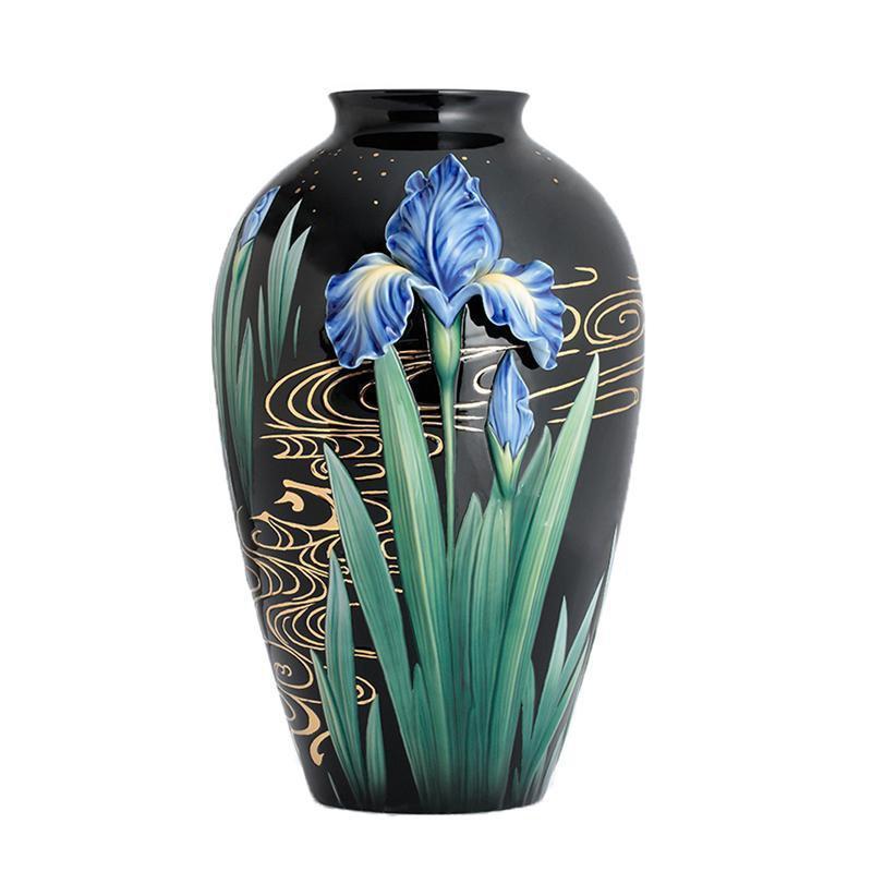 Franz Collection Summer Night Iris Large Vase FZ02890