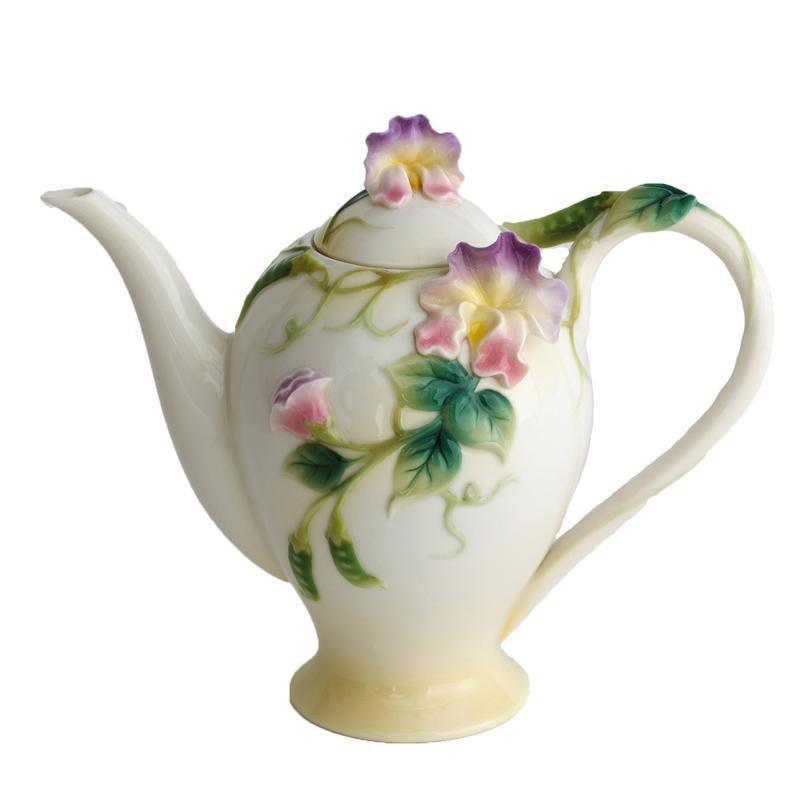 Franz Collection Sweet Pea Teapot FZ00416