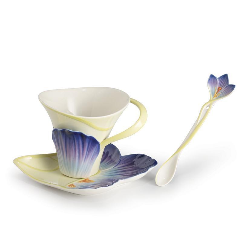 Franz Collection Symphony Of Four Seasons Winter Crocus Teacup Saucer –  Biggs Ltd