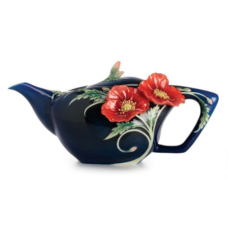 Franz Collection The Serenity Poppy Teapot FZ02476