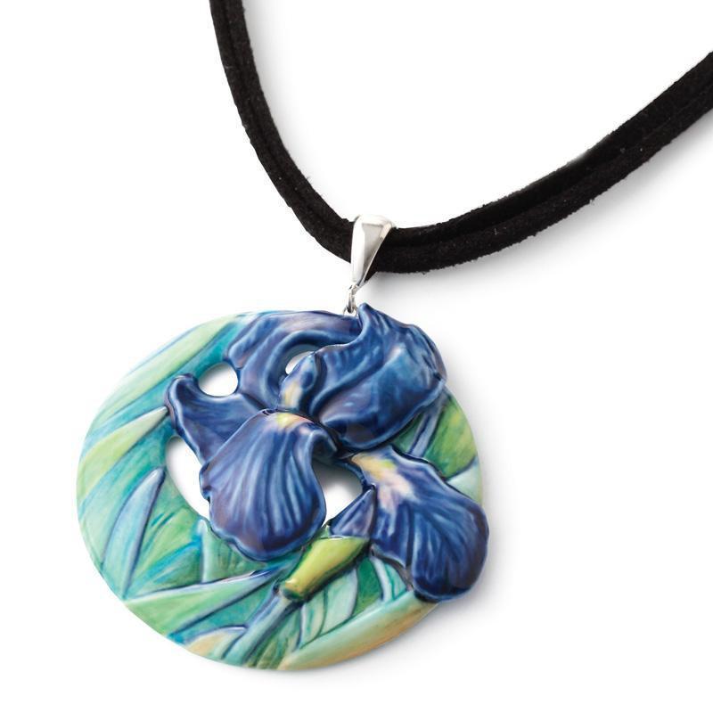 Franz Collection Van Gogh Iris Sculptured Necklace FJ00247