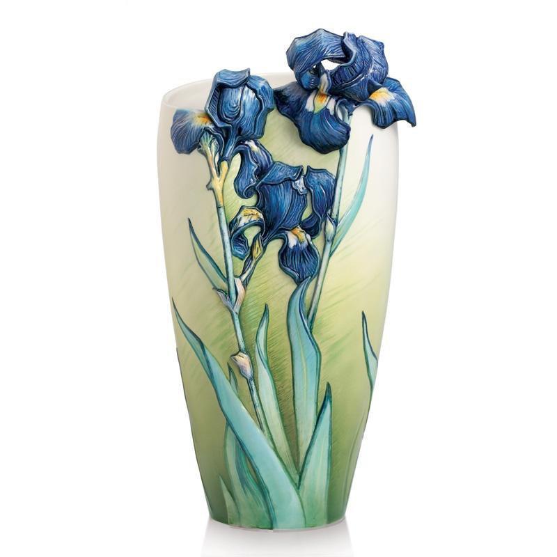 Franz Collection Van Gogh Iris Sculptured Vase FZ02404