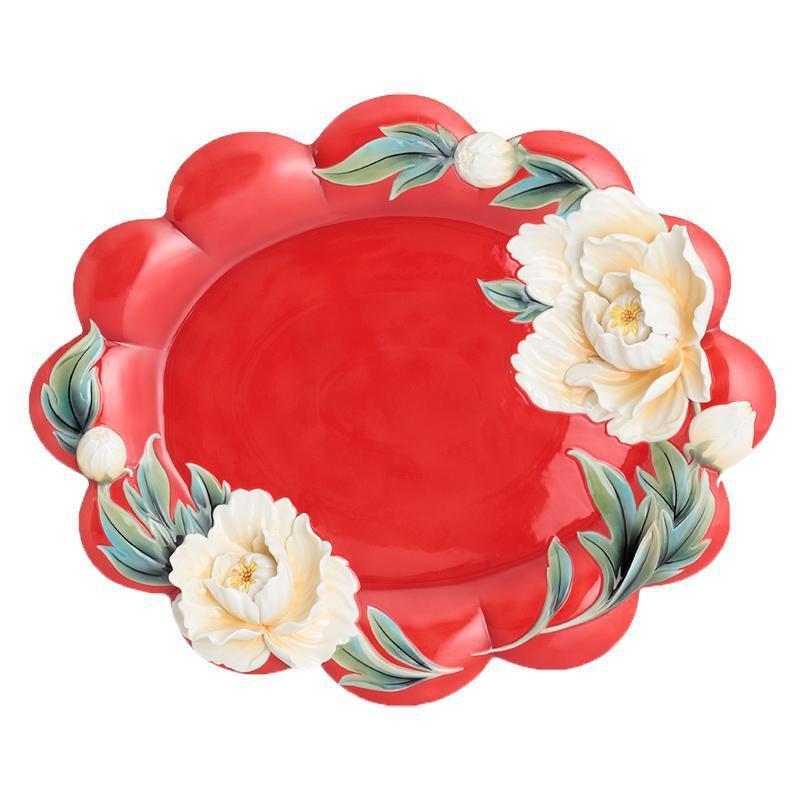 Franz Collection Venice Peony Large Tray FZ02742
