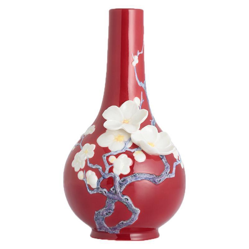 Franz Collection White Plum Blossom Vase FZ02796