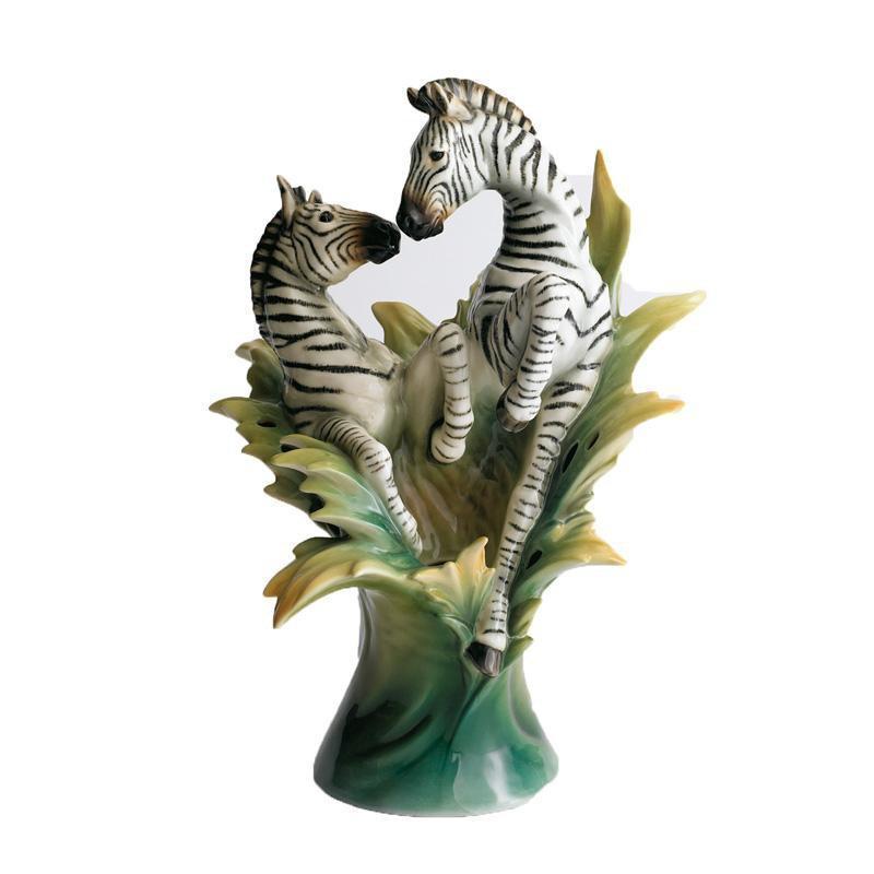 Franz Collection Zebra Vase FZ00379