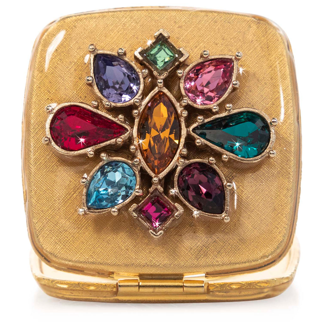 Jay Strongwater Luella Square Jeweled Compact SCB8086 250