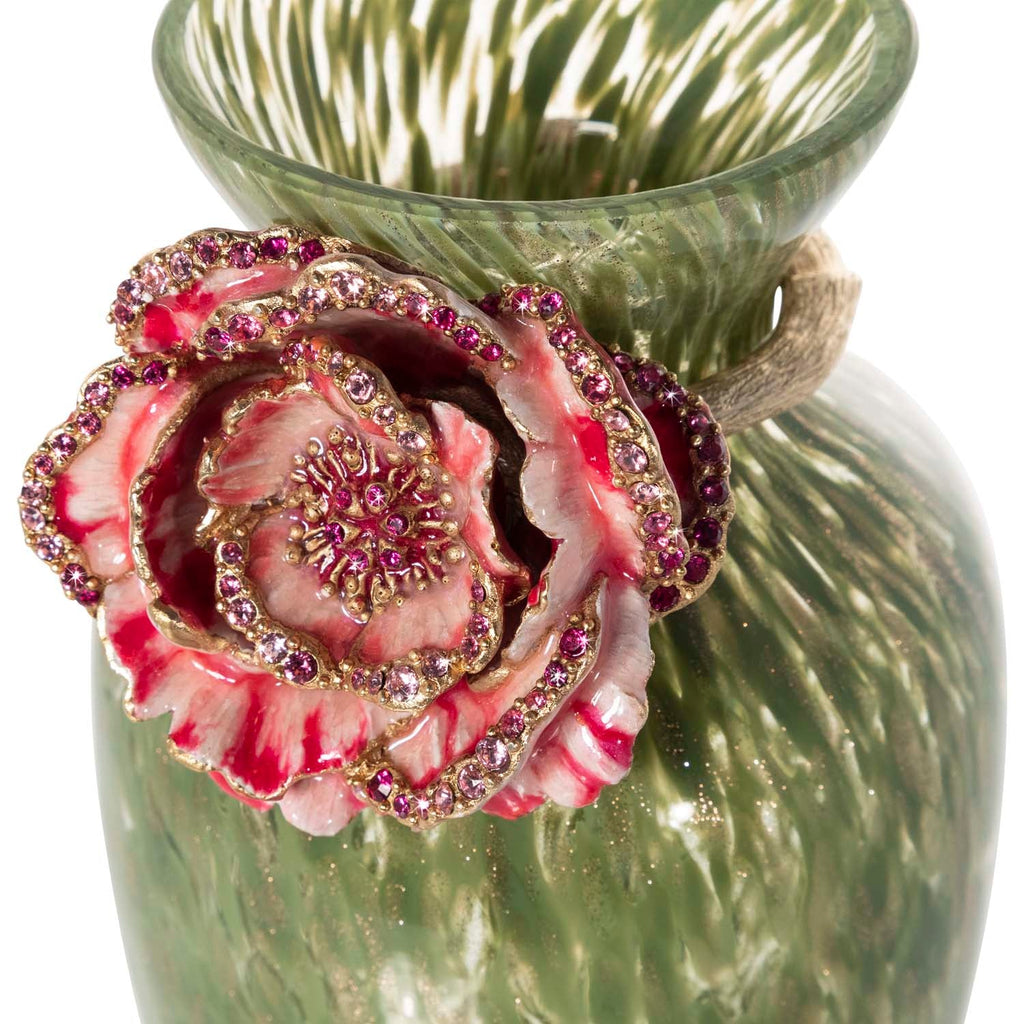 Jay Strongwater Hadleigh Peony Vase SDH2559 256