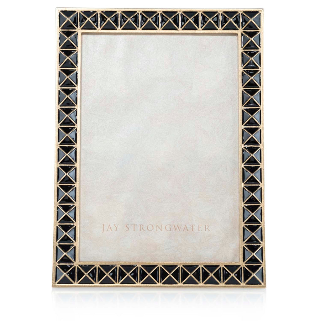 Jay Strongwater Mosaic Pyramid 5 x 7 Frame SPF5877 220