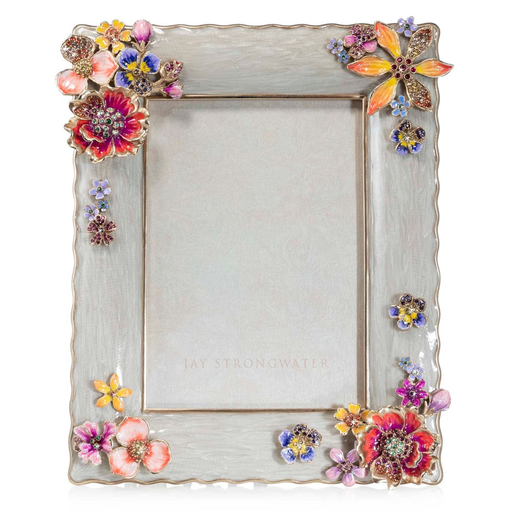 Jay Strongwater Ainsley 5 x 7 Bouquet Frame SPF5886 256