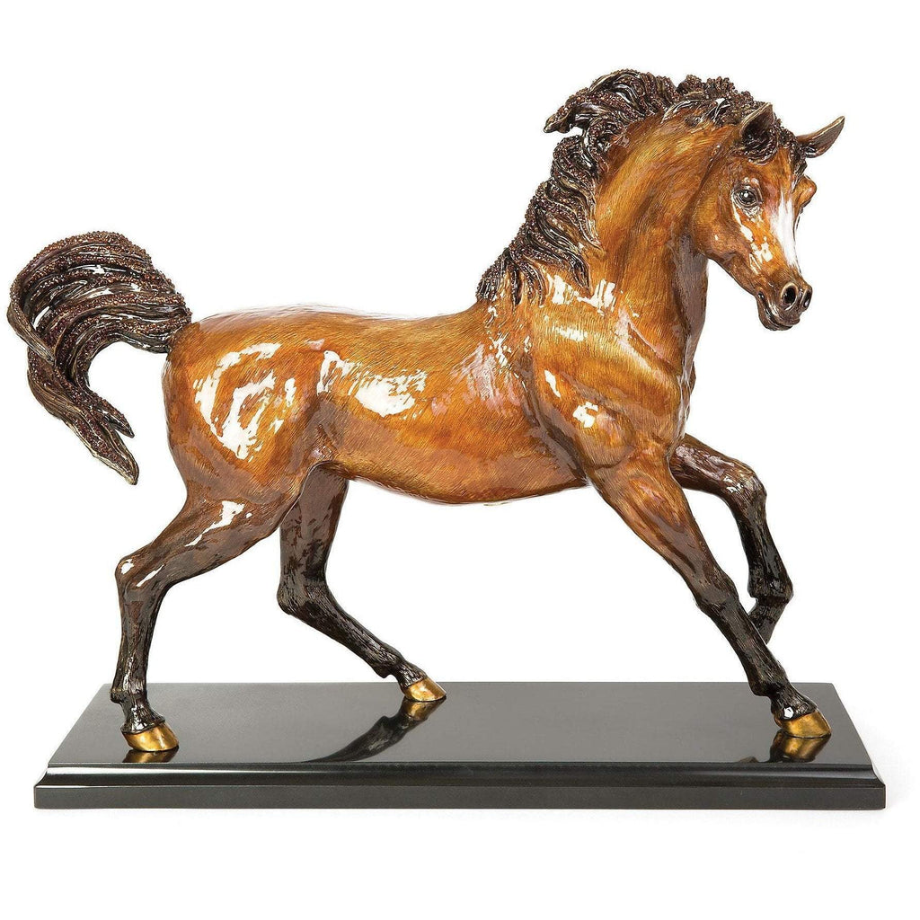 Jay Strongwater Ashab Arabian Horse Figurine Natural SDH1896-280