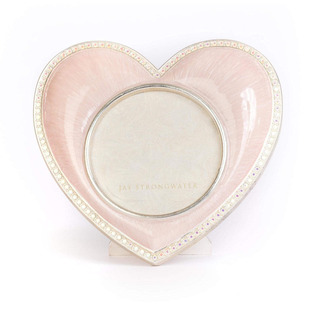 Jay Strongwater Chantal Heart Frame Pale Pink SPF5809-606