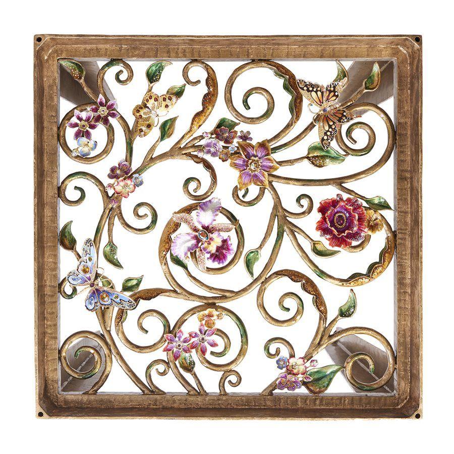 Jay Strongwater Josephine Floral Side Table SHW3324-451