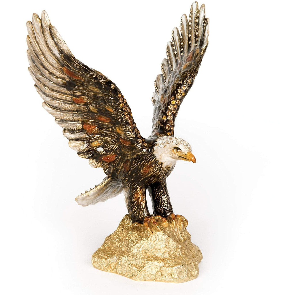 Jay Strongwater Lincoln Eagle Figurine Natural SDH1895-280