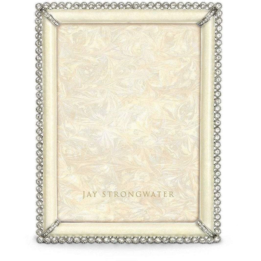 Jay Strongwater Lucas Stone Edge Frame Crys/Prl SPF5511605