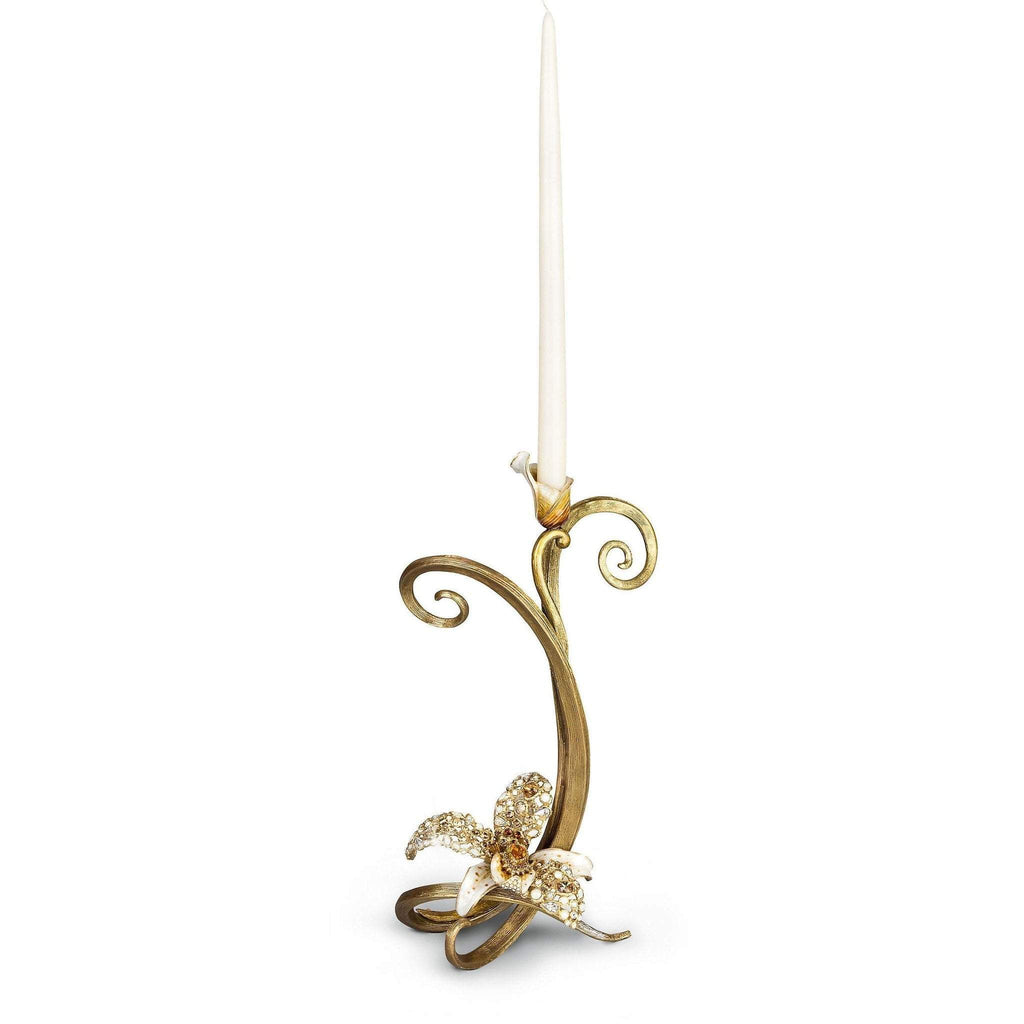 Jay Strongwater Mirabelle Orchid Single Candlestick SDH2357-232
