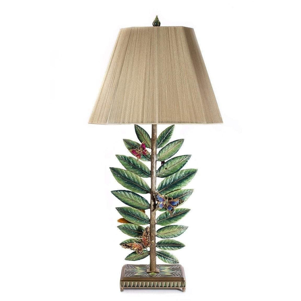 Jay Strongwater Timothy Butterfly & Leaf Lamp SHW3284-456
