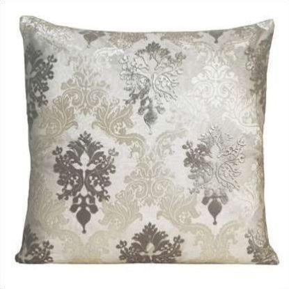 Kevin O'Brien Brocade Velvet Pillow BROP-WHI-22