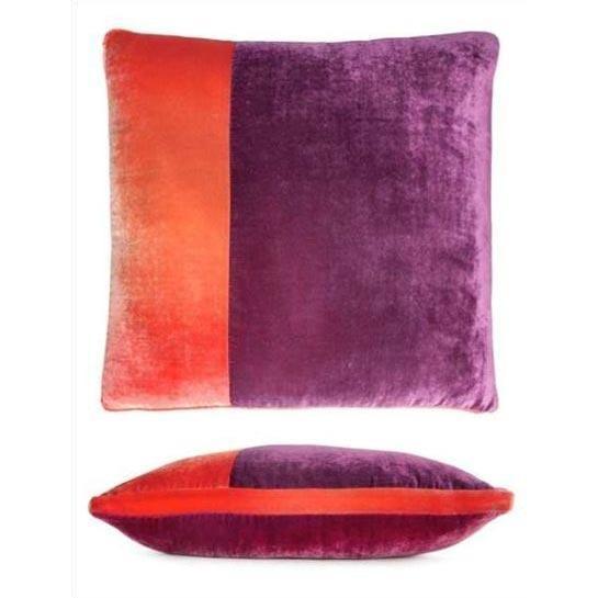 Kevin O'Brien Color Block Velvet Pillow CBP-H40