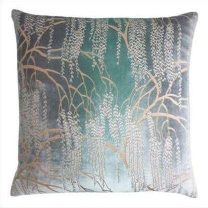 Kevin O'Brien Metallic Willow Velvet Pillow WP-H62-22