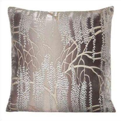 Kevin O'Brien Metallic Willow Velvet Pillow WP-SG-DOVE-22