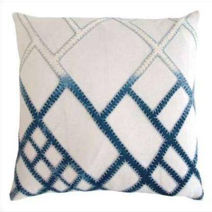 Kevin O'Brien Net Appliqued Linen Pillow NTP-AZ