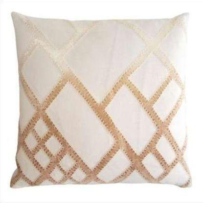 Kevin O'Brien Net Appliqued Linen Pillow NTP-NK