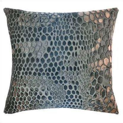 Kevin O'Brien Snakeskin Velvet Pillow SNP-H54-22