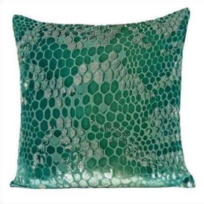 Kevin O'Brien Snakeskin Velvet Pillow SNP-H57-22