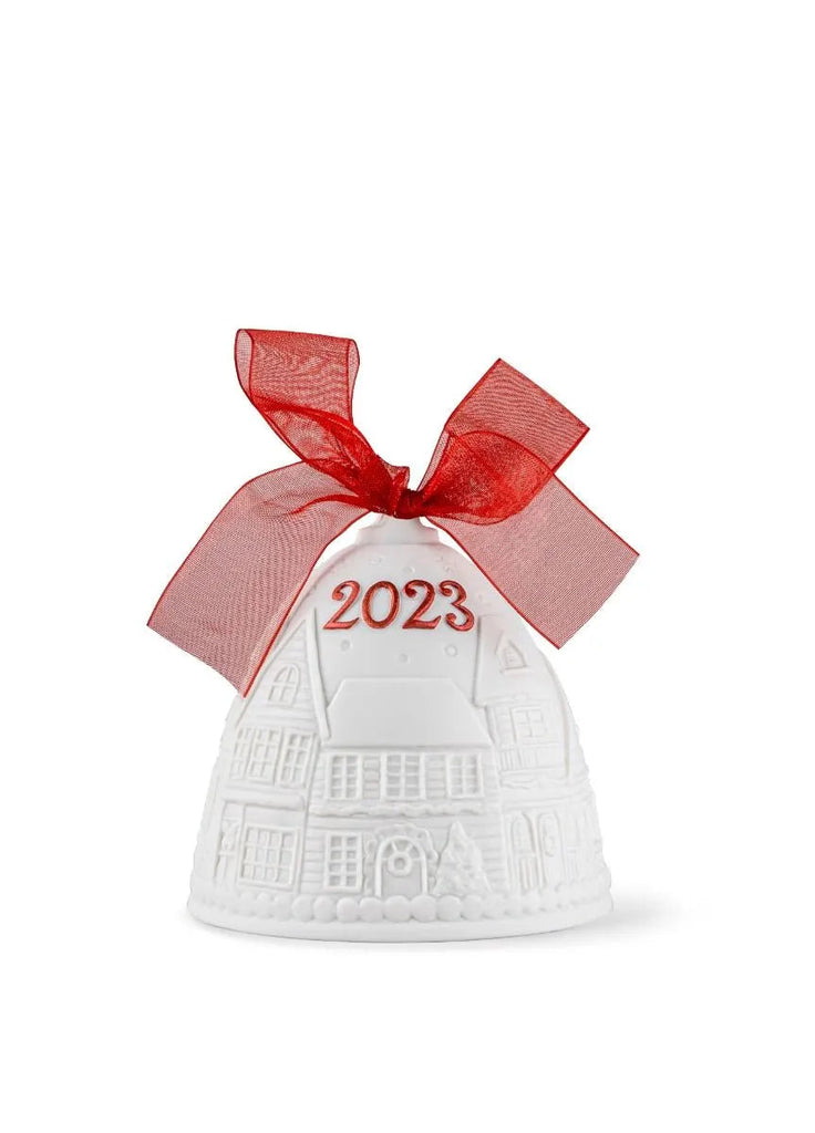 Lladro 2023 Christmas Bell Re Deco Red 01018473