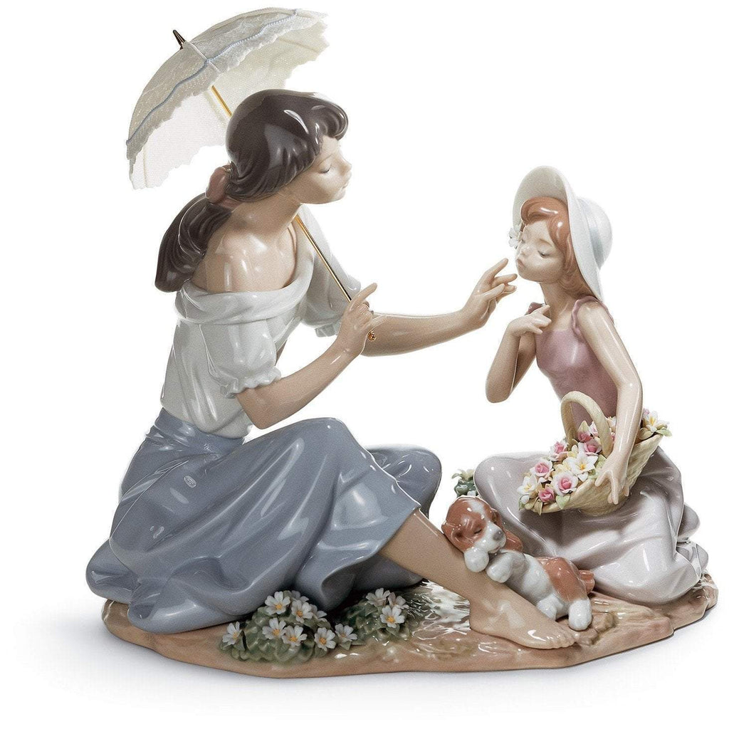 Lladro As Pretty As A Flower Figurine 01006910