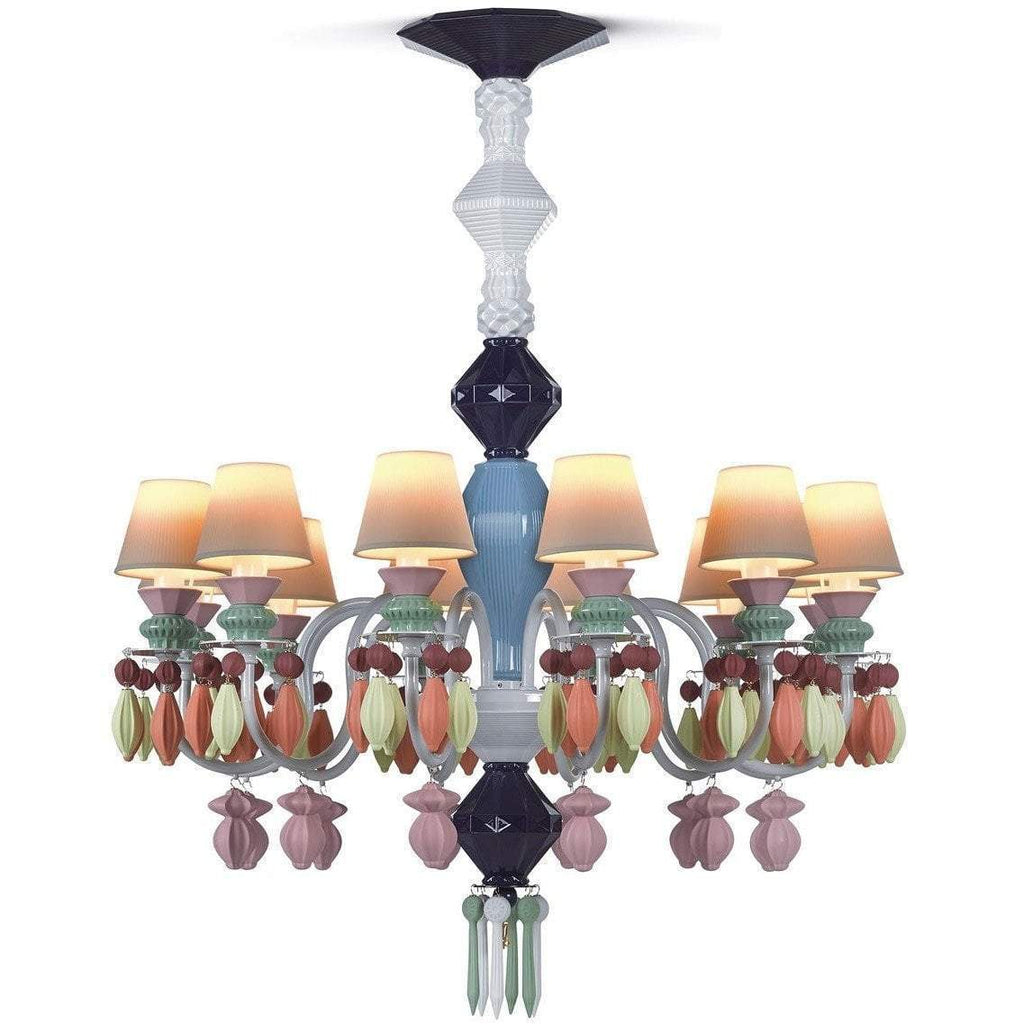 Lladro Belle De Nuit Chandelier Multicolor 12 Lights 01023289