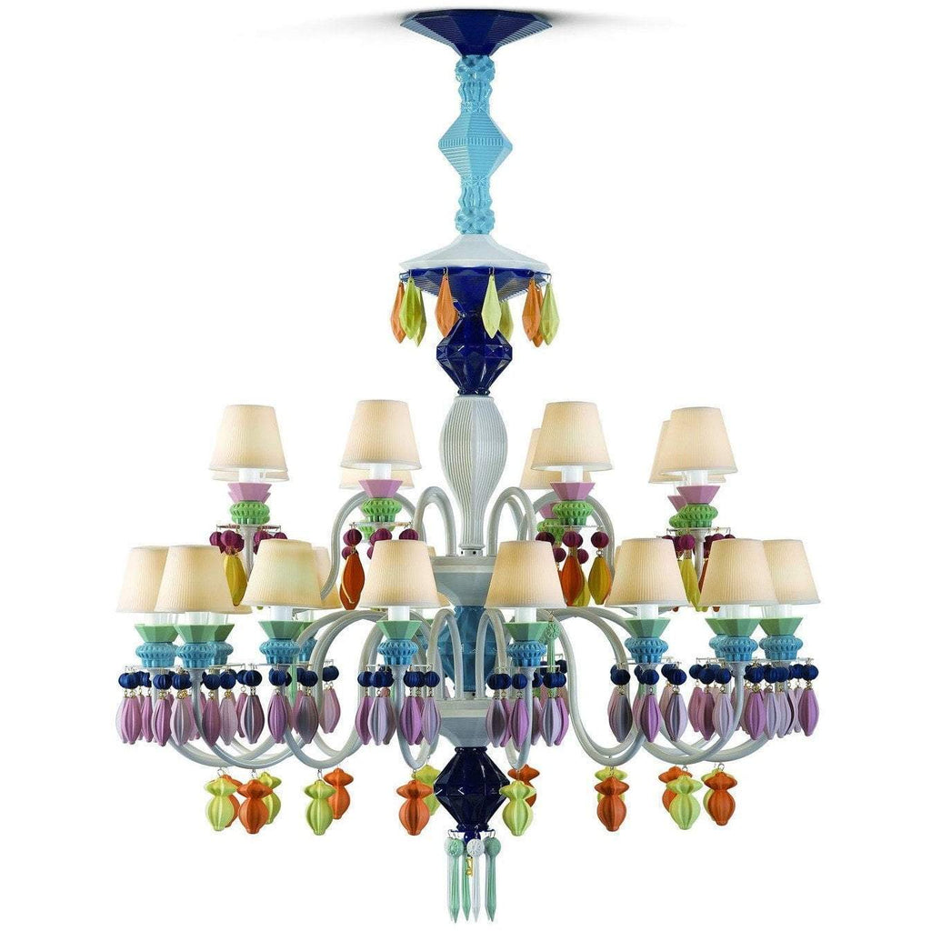 Lladro Belle De Nuit Chandelier Multicolor 24 Lights 01023295