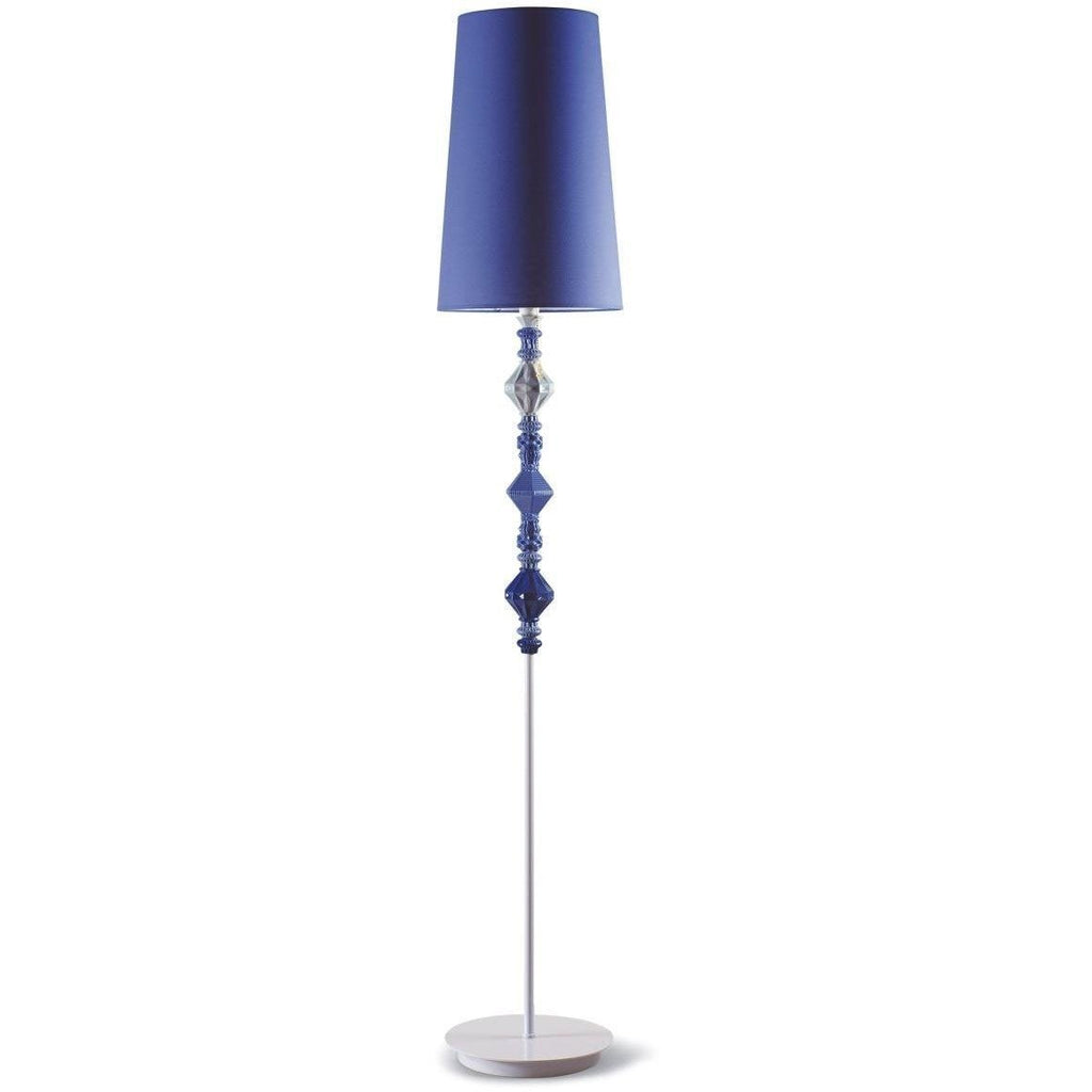 Lladro Belle De Nuit Floor Lamp II Blue 01023409