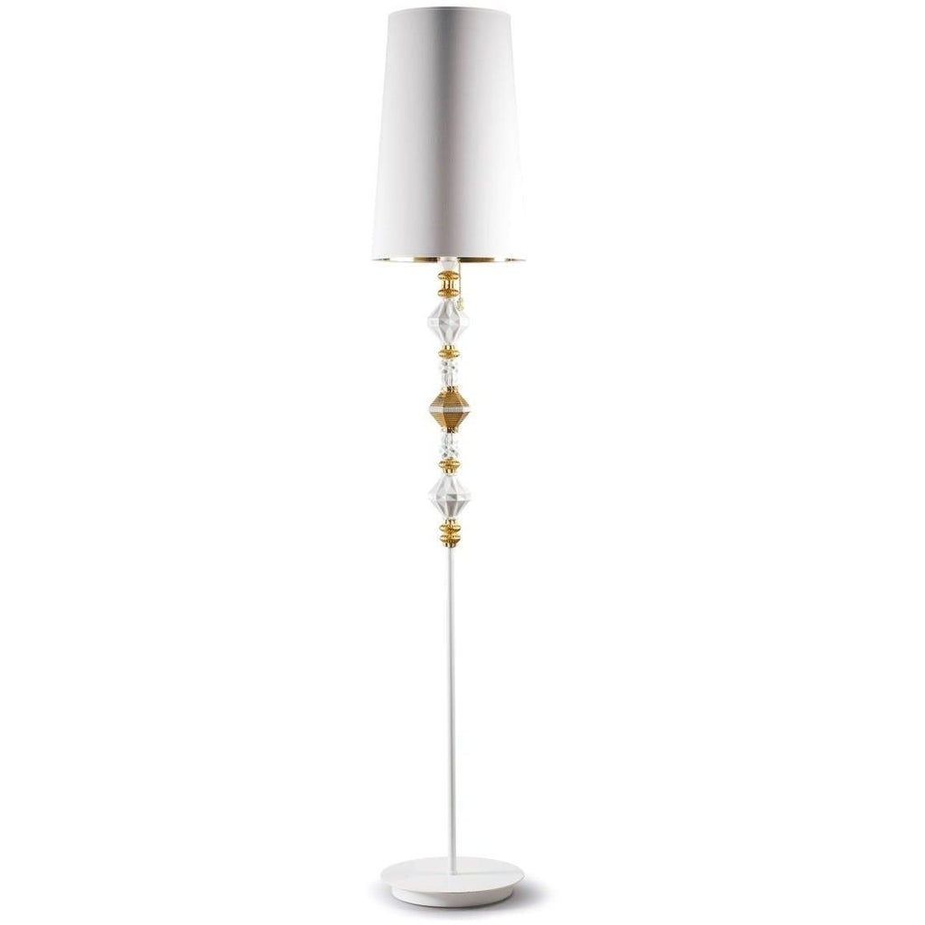 Lladro Belle De Nuit Floor Lamp II Gold 01023460
